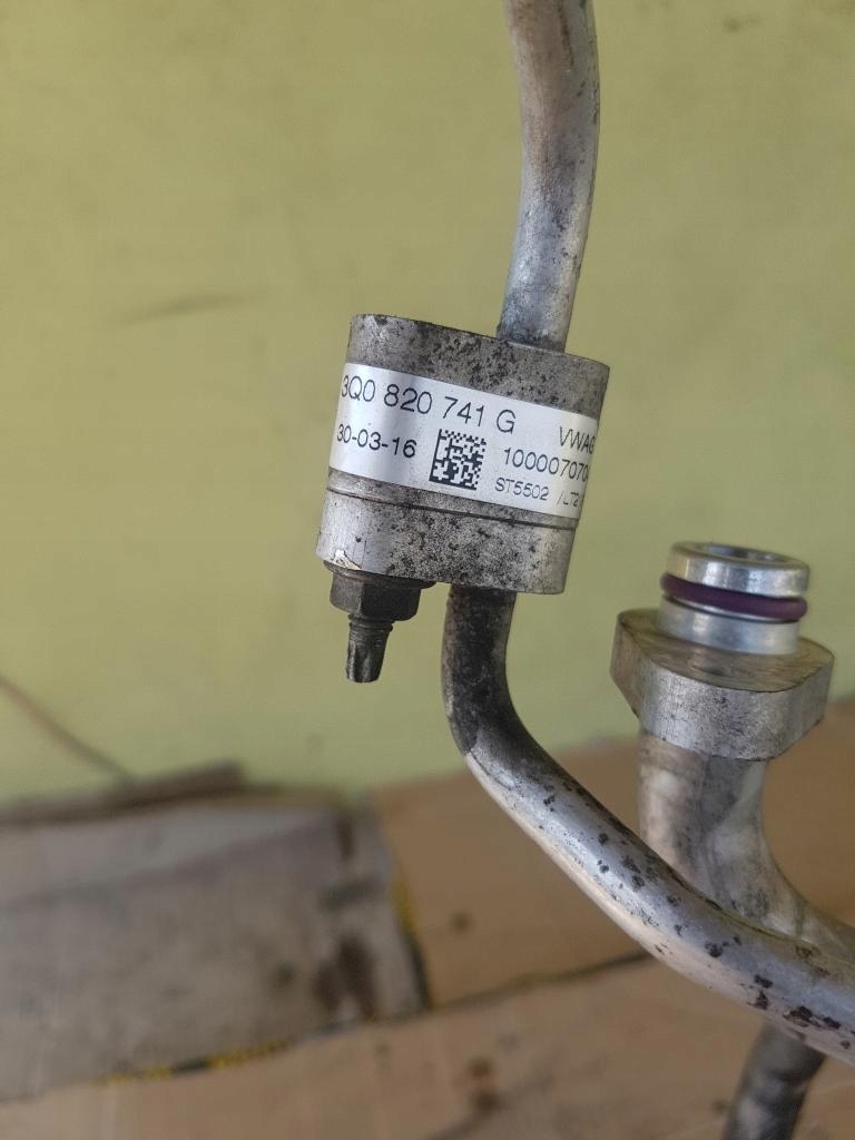 фото №8, Труба шланг кондиціонера passat b8 3q0820741g