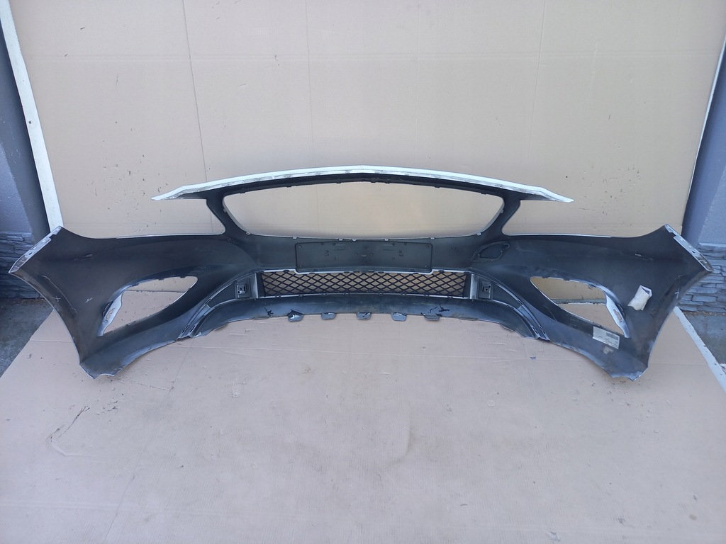 фото №6, Mercedes a-klasa w176 бампер передний решётка oryg!