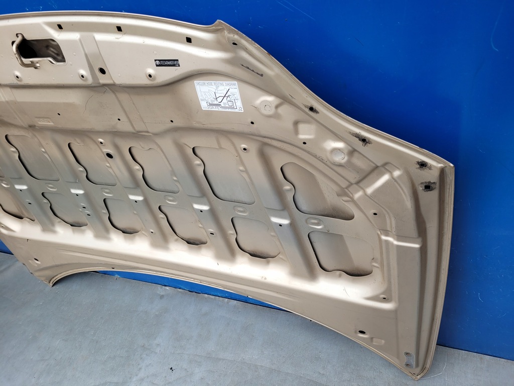 фото №10, Toyota highlander 2008-2010 08-10 капот кришка двигуна