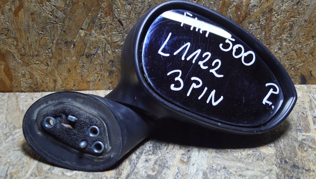 фото №8, Дзеркало праве fiat 500 3 pin