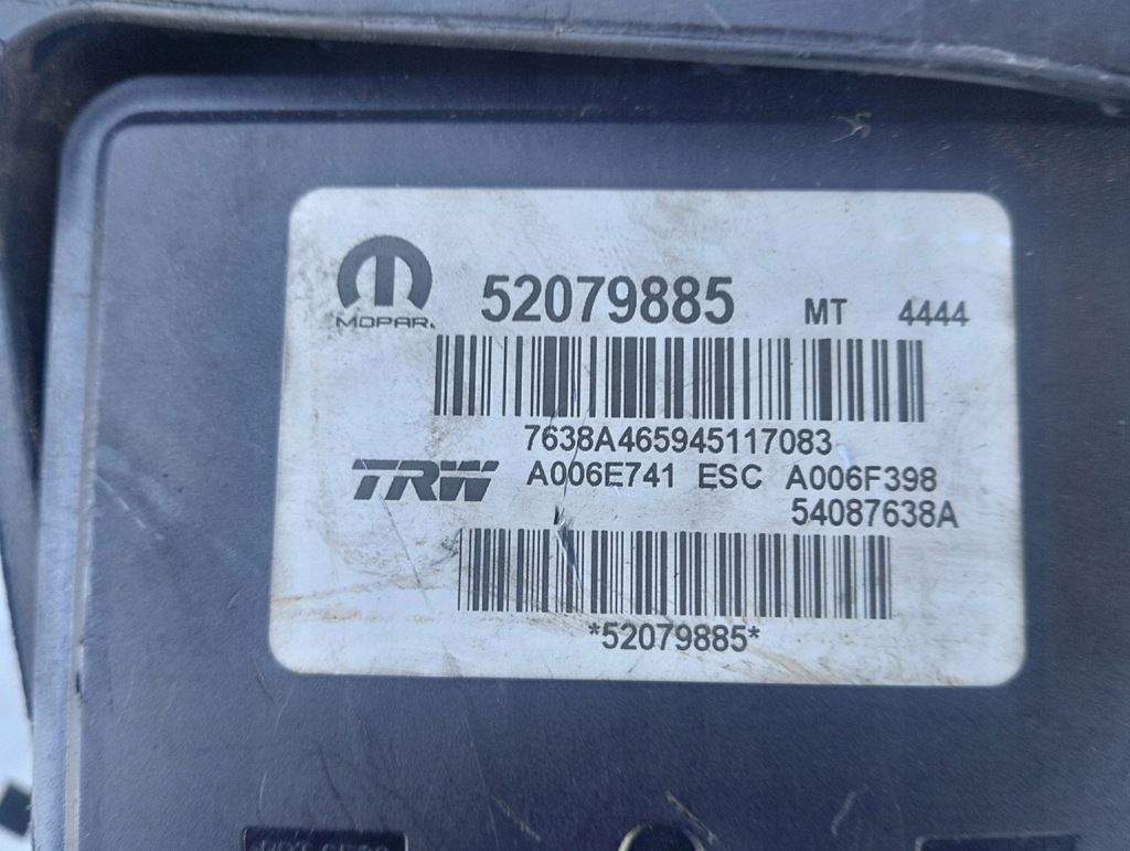 фото №2, Jeep renegade насос abs trw 52079885