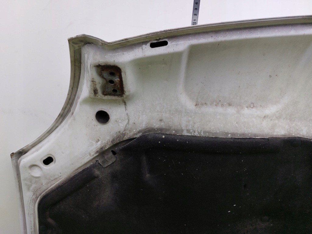 Капот крышка двигателя renault kangoo 1 03-08 рестайлинг  0719 белый с Разборки