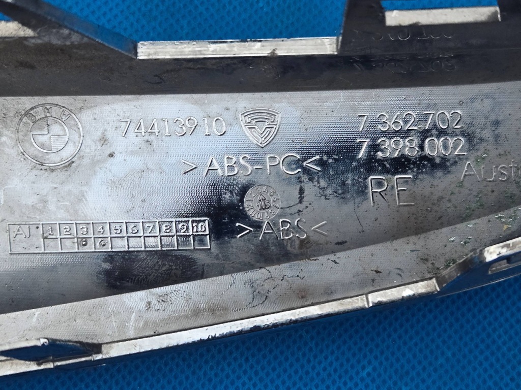 фото №7, Молдинг захист ґрати бампера перед права bmw 6 f06 f12 f13 7362702