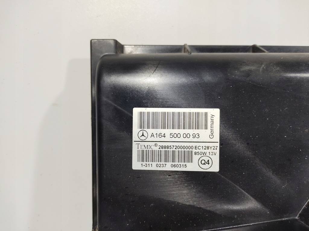 фото №10, Mercedes ml w164 3.0 вентилятор радіатора