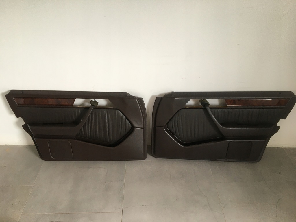 фото №16, Обивка кожаный сиденья заднее сиденье обшивки кожа коричневая mercedes w124 sedan