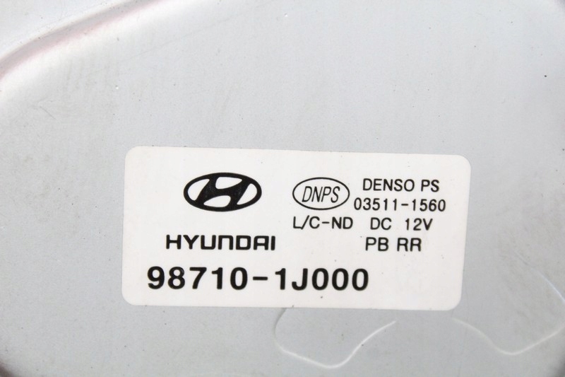 фото №8, Моторчик дворники задняя 98710-1j000 hyundai i20 i 20 1 i 5d hb 08-12