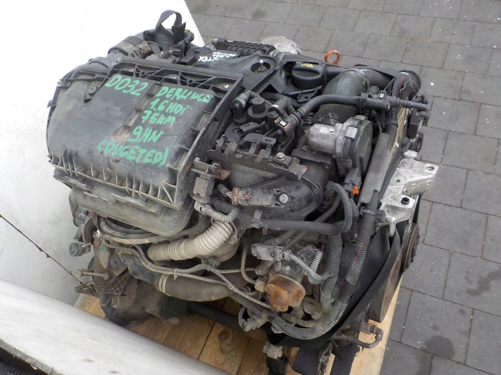 Citroen berlingo 3 15r 1.6 e-hdi 75km двигун 9hn двигун комплектний  film Доставка