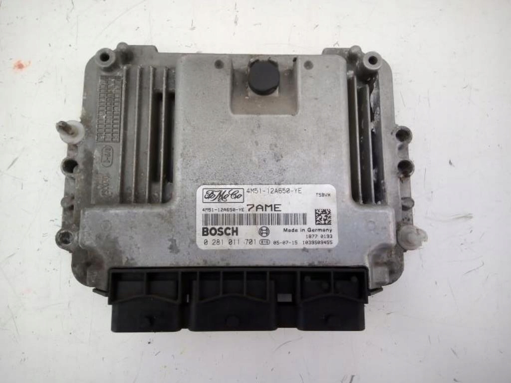 фото №1, Бортовой компьютер блок управления двигателя ford focus mk2 1.6 tdci