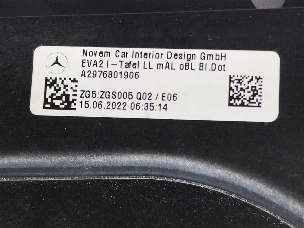 фото №10, Приборная панель консоль mercedes v297 eqs a2976801906