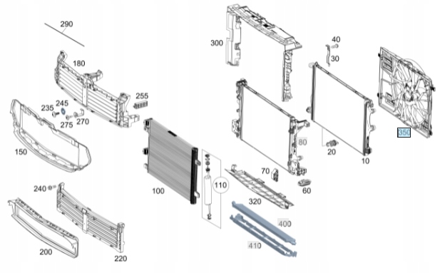 фото №1, Mercedes-benz оригинальный номер a2479060200 вентилятор