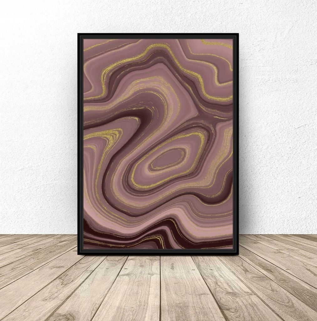 Купити Plakat art deco "różowa abstrakcja" 30x40 300mm x 400mm