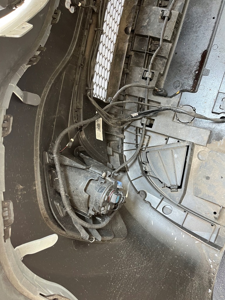 фото №12, Kompletny бампер перед передний trafic iii lift белый решётка радиатора pdc противотуманные фары