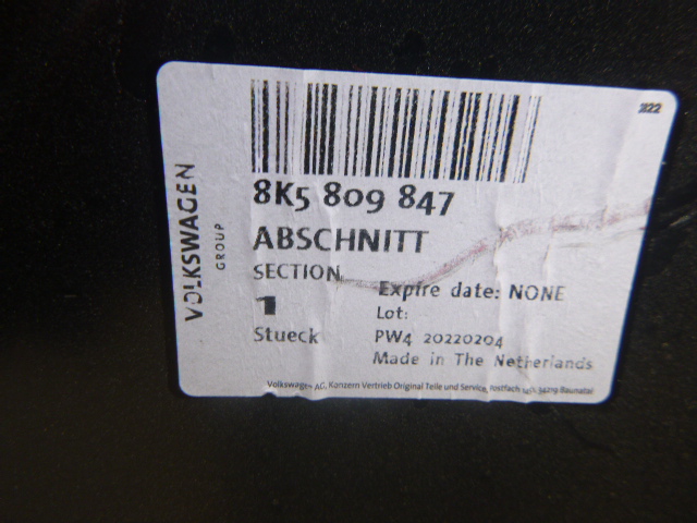 фото №5, Audi a4 b8 8k обшивка поріг лівий обшивка новий оригінальний номер