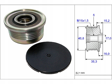 фото №2, Генератор - зчеплення односторонній schaeffler ina 535 0048 10