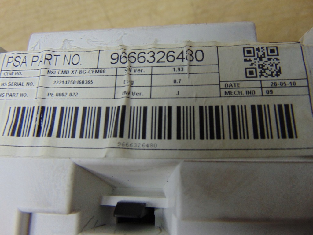 фото №9, Лічильник приладова панель citroen c5 iii 2008- 1.6 hdi europa