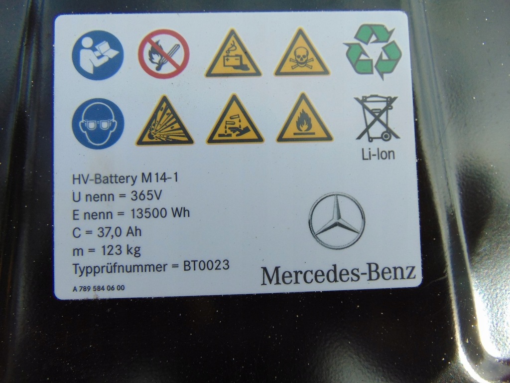 фото №16, Акумулятор mercedes a2053404800 a2229026120 37ah 365v