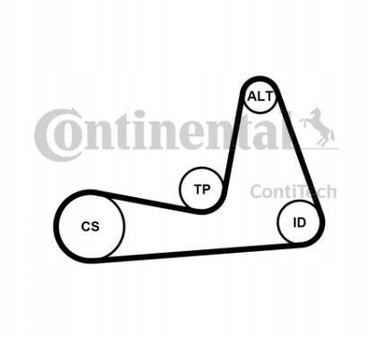 Купити Contitech ремінь micro-v багатореберний 6pk1130k1