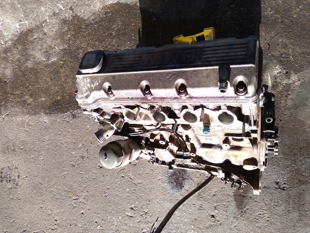 фото №5, Bmw e36 двигатель m43b16 316i голый блок двигателя исправный 100-105 km