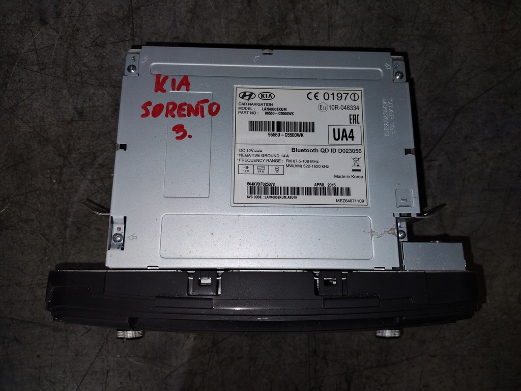 фото №10, Радіо kia sorento iii 96560-c5500wk