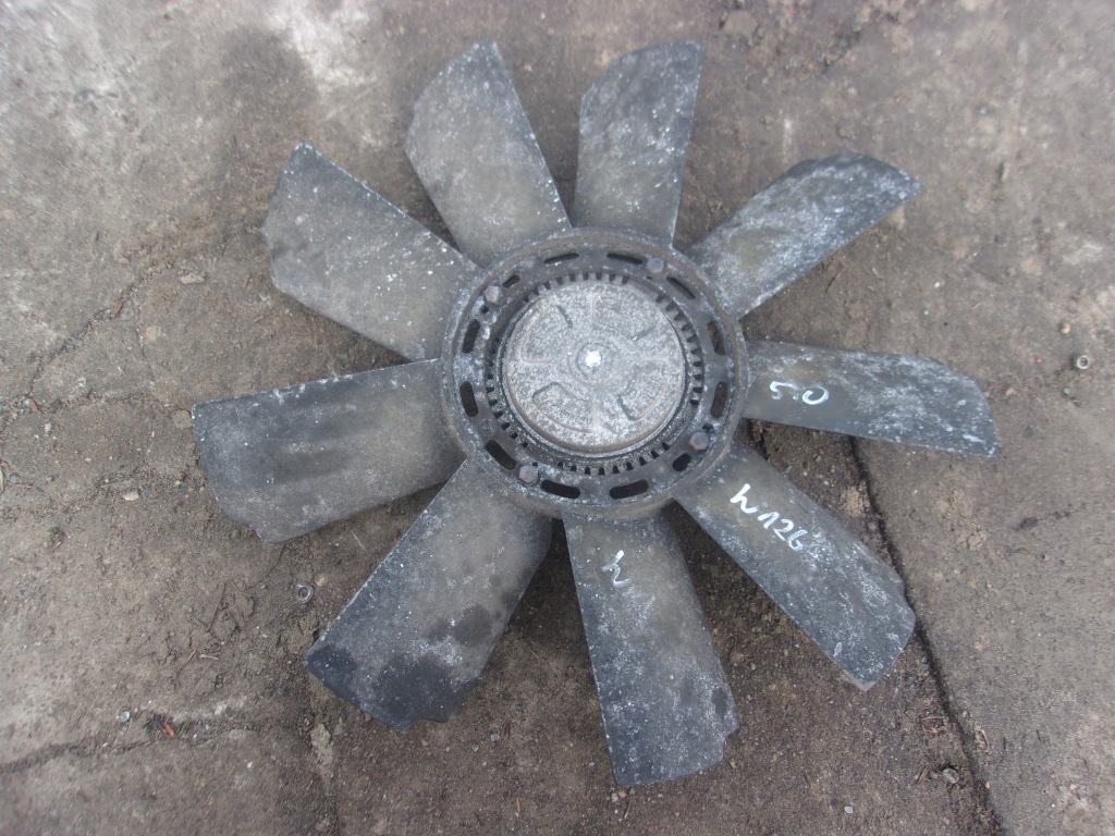 фото №1, Віскомуфта вентилятор mercedes 5,0 w126