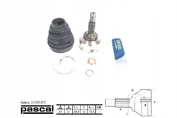 фото №2, Шарнир приводной наружный citroen c3 i c3 plurie