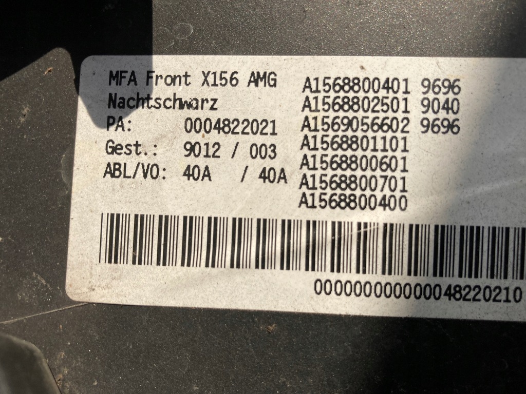 фото №12, Mercedes gla x156 156 lift бампер передній amg