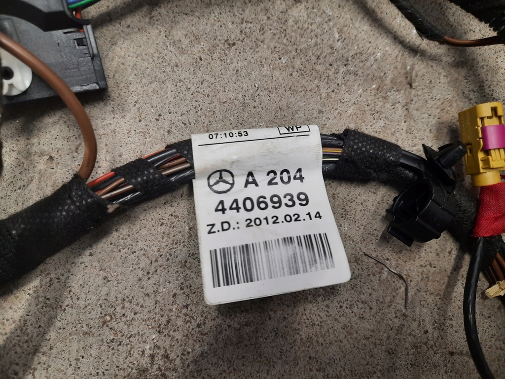 фото №12, Mercedes glk x204 09-15 джгут електропроводка кабіни a2044406939 usa