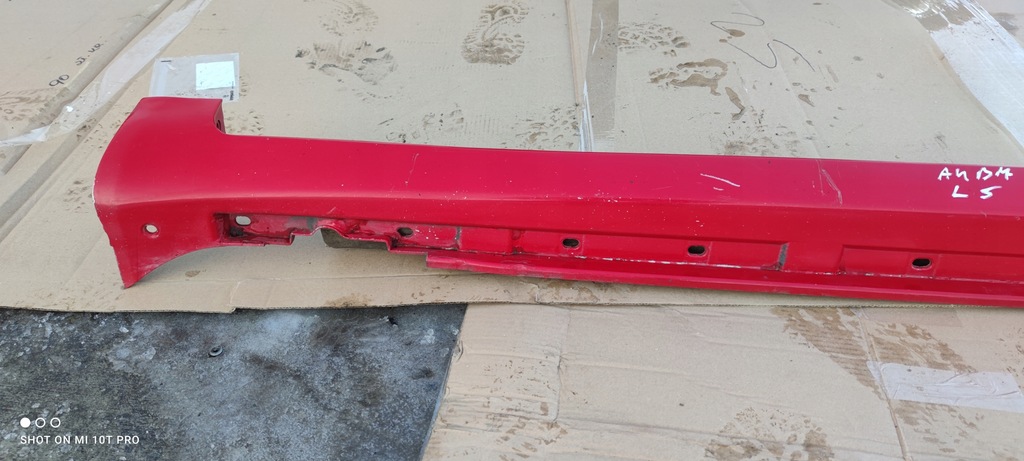 фото №5, Молдинг порог левая audi a4 b7 sedan avant ly3j