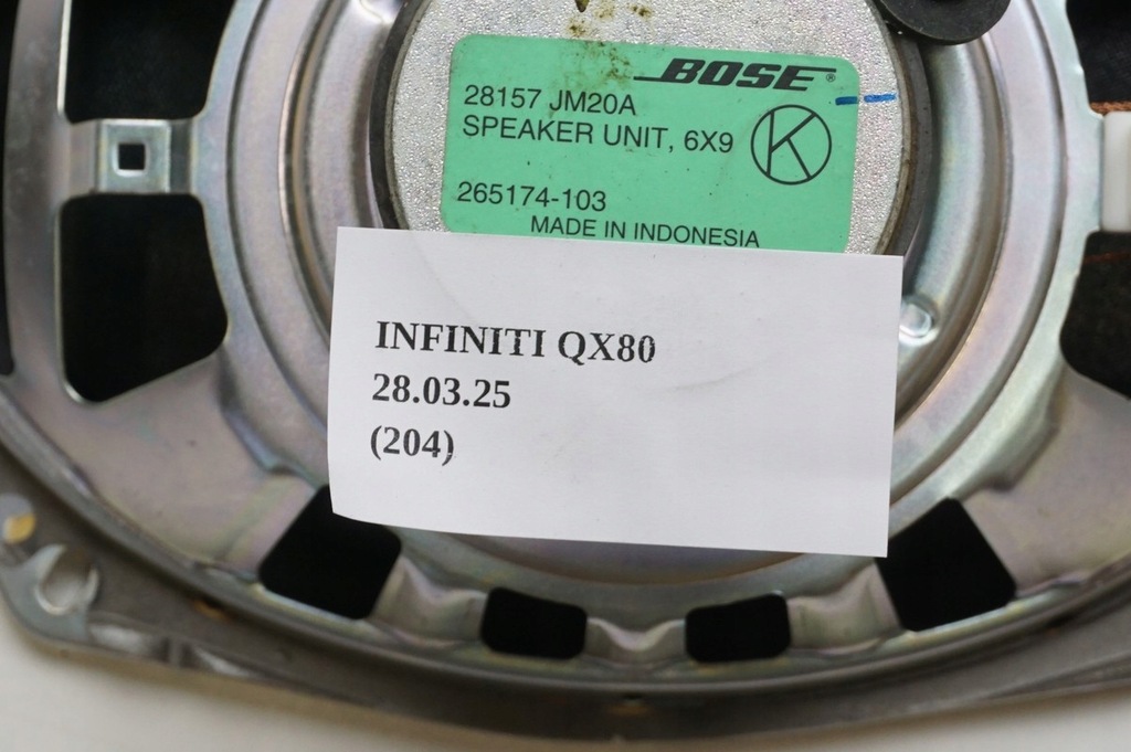 фото №13, Динамик дверь infiniti qx80 q70 m q60 nissan armada patrol y62 370z