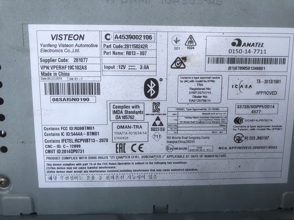 фото №4, Smart fortwo iii 453 радио usb bluetooth