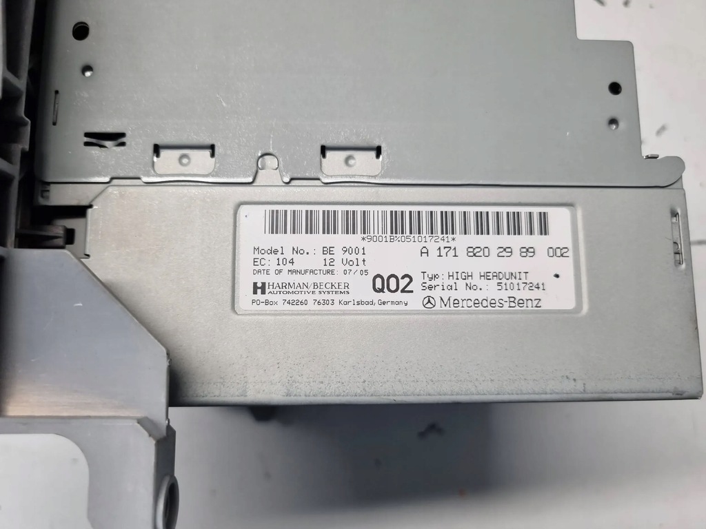 фото №11, Mercedes slk r171 радио радиопроигрыватель навигация a1718202989