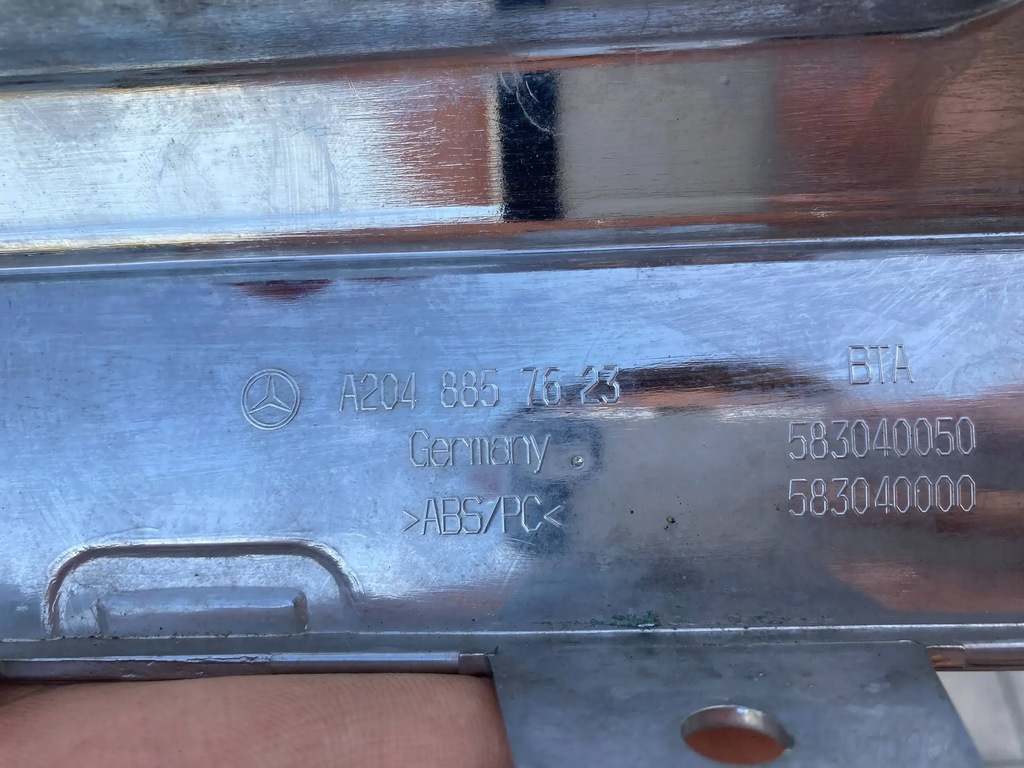 фото №9, Glk x204 w204 спойлер дифузор молдинг накладка бампера задня 2048857623