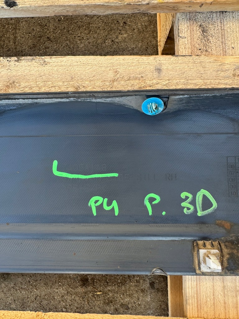 фото №6, Молдинг порог правая mitsubishi pajero 4 iv 3d 07r- 3 дверь 7405a148