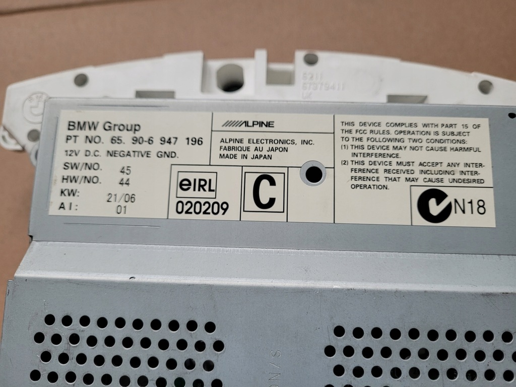 фото №9, Дисплей навигации экран mini r52 r53 65906947196 alpine