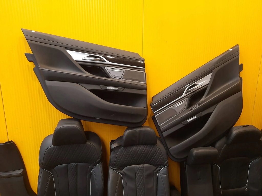 фото №10, Bmw 7 g12 long сиденье сиденья обшивки туннель пластики защита комплект