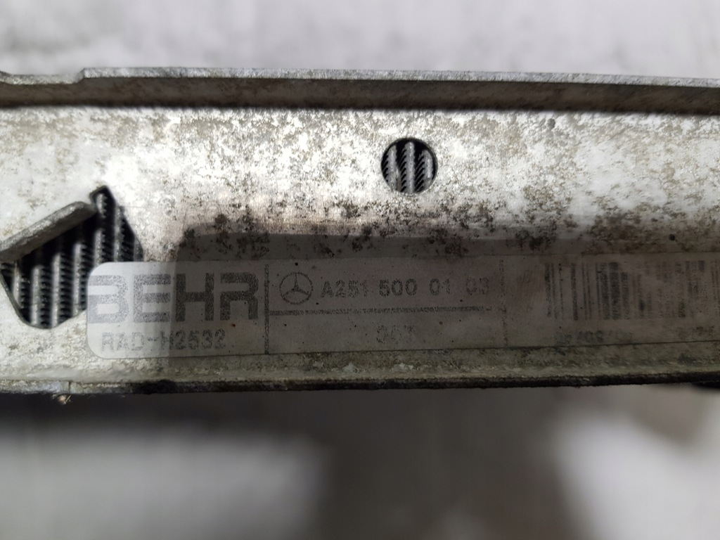 фото №12, Радиатор wody mercedes w251 w164 x164 ml gl 3.0 cdi