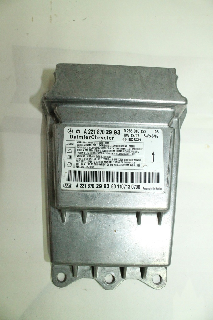фото №1, Mercedes s klasa 221 датчик модуль air bag