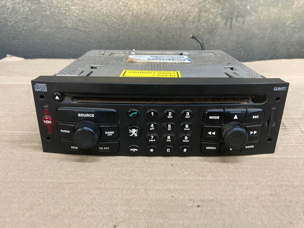 фото №1, Радіо заводський peugeot 307 96533153xt