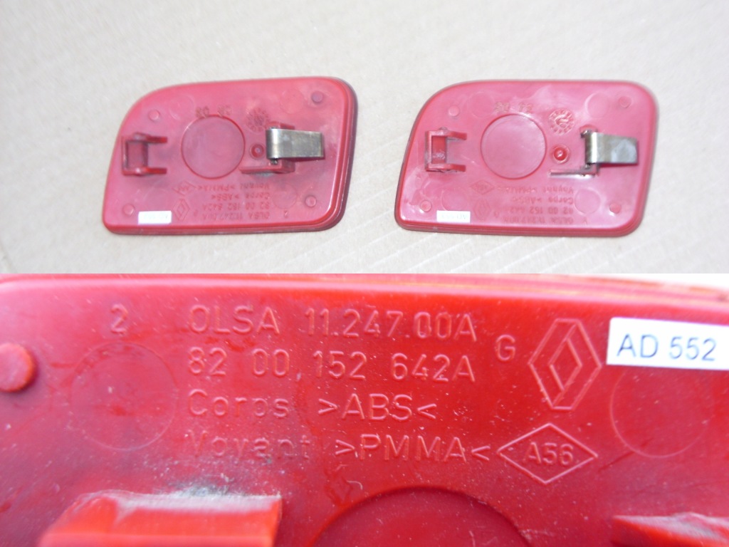 фото №2, Scenic ii master ii отражатель бампера задний левый