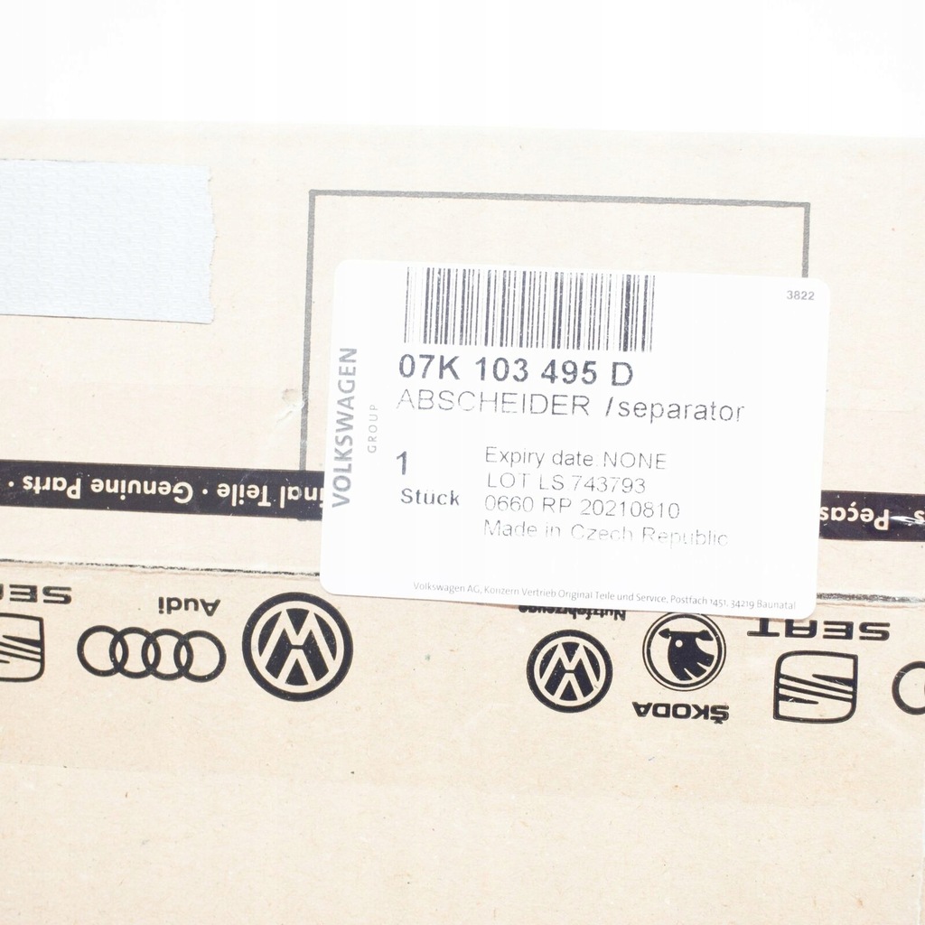 фото №10, Audi rs3 8v двигатель oil сепаратор 07k103495f