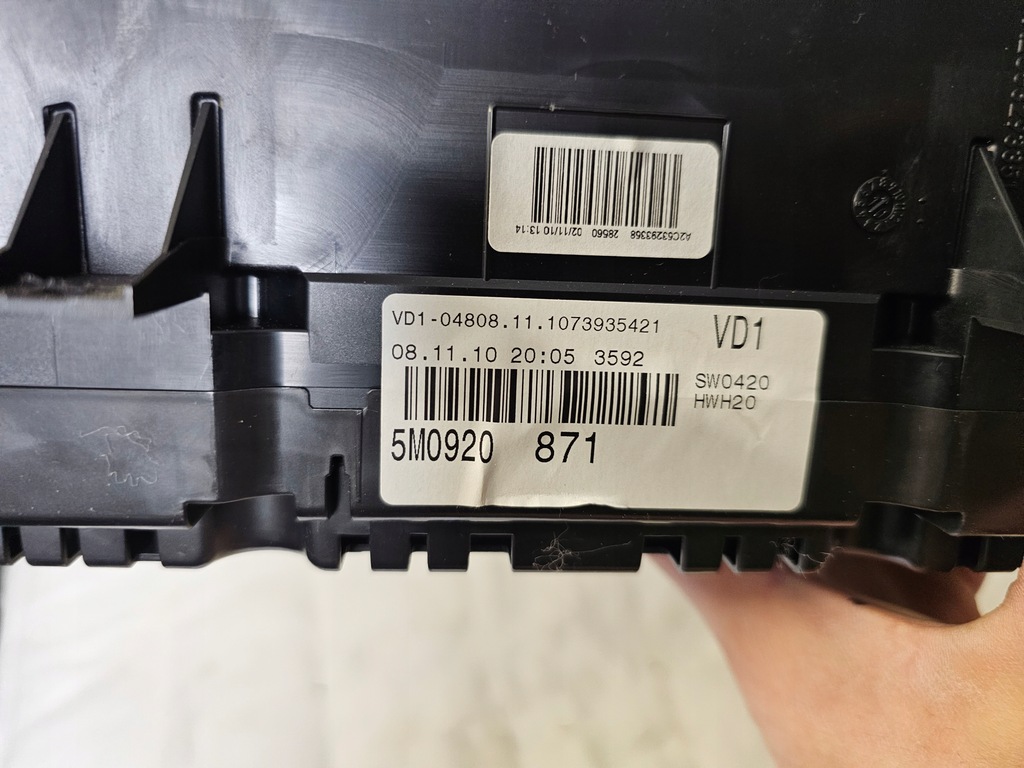 фото №6, Лічильник приладова панель прилади vw golf plus + 5m0920871