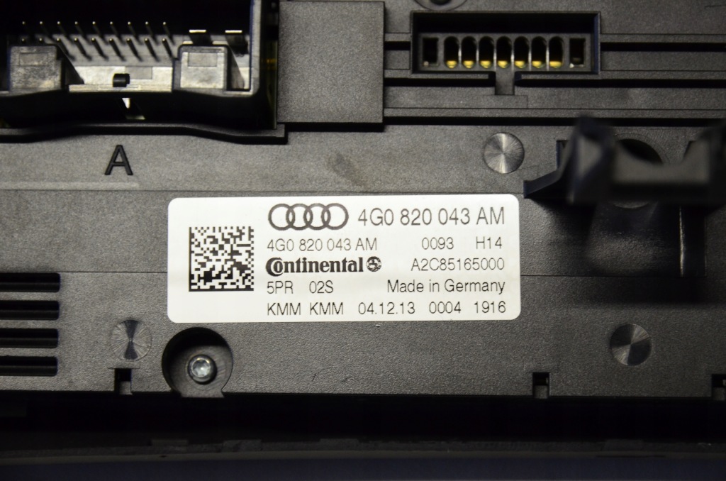 фото №7, Audi панель кондиционера 4g0919158n