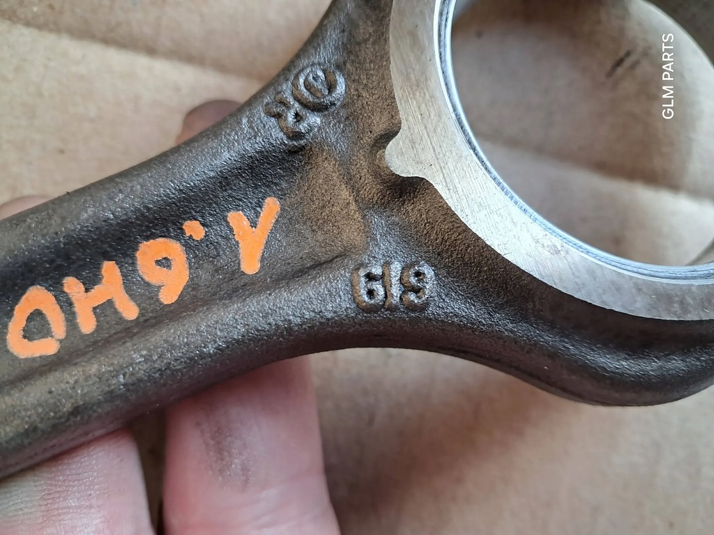 фото №8, Peugeot citroen 1.6 hdi 8v 9h05 поршни поршень шатун комплект 4 штуки