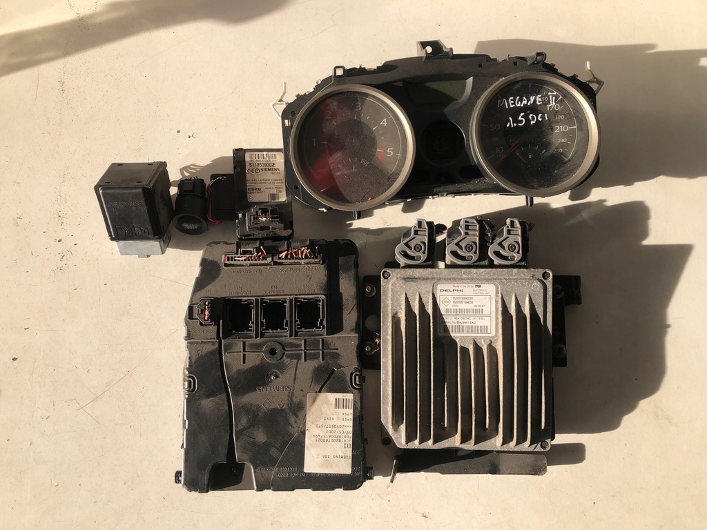 фото №1, Блок керування набір стартовий renault megane ii 1.5 dci 8200399038