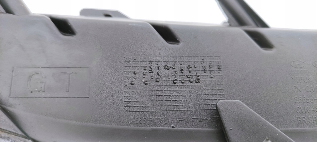 Kia stinger gt решітка заглушка бампера права задній bz/a30 Київ