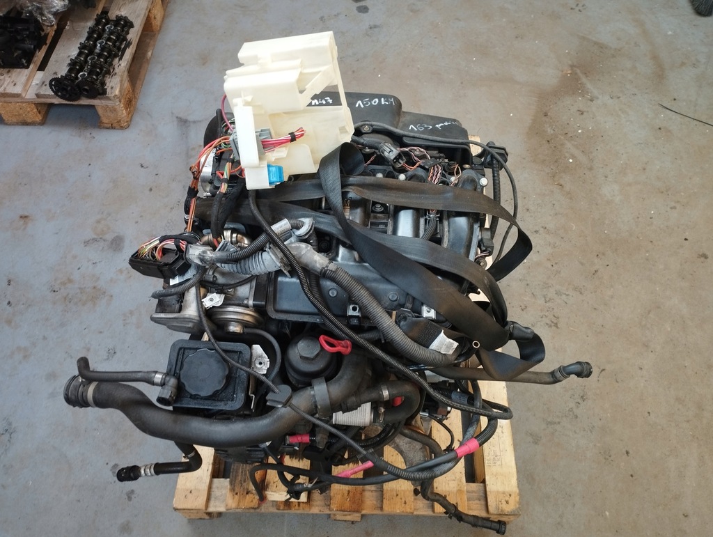 фото №11, Bmw x3 e83 двигатель kompletny m47 150km