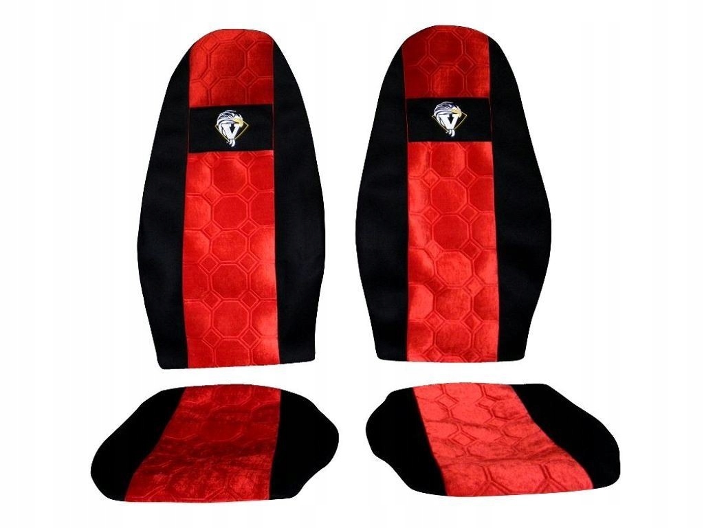 фото №1, Чехлы volvo fh сиденья lot красный