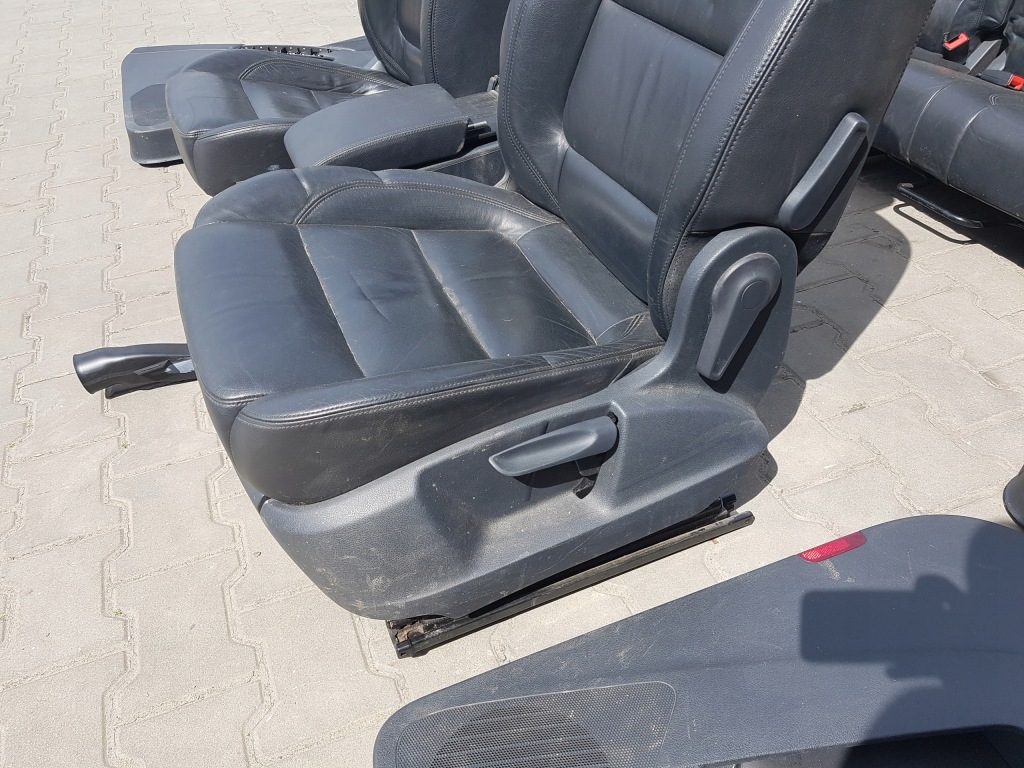 фото №10, Vw tiguan i 5n 06-15r сиденья кожаный заднее сиденье комплект