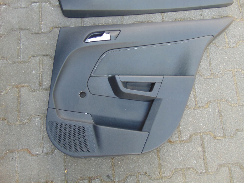 фото №15, Комплект сидінь сидіння обшивки opel astra h 5 двері pół шкіра