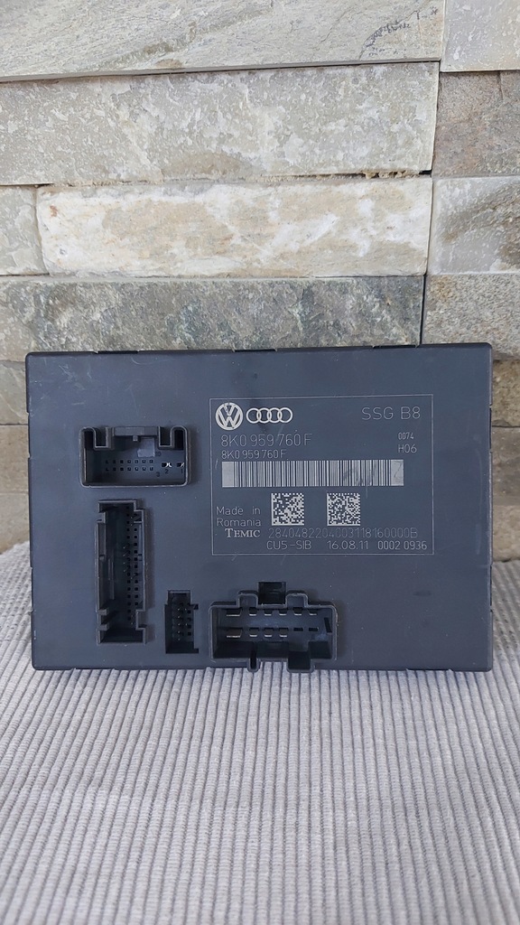 фото №1, Модуль блок керування сидіння 8k0959760f